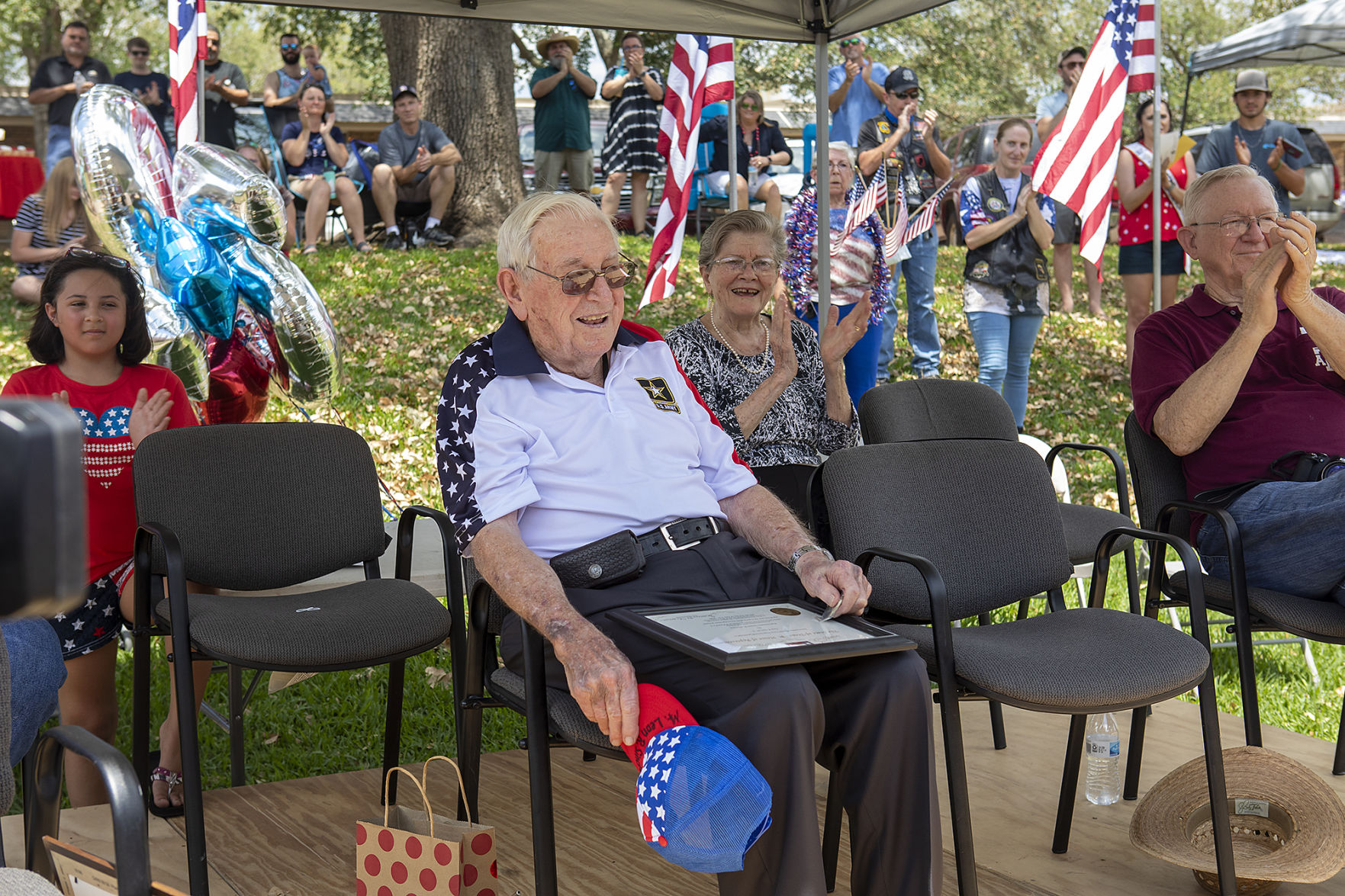 Parade honors veteran